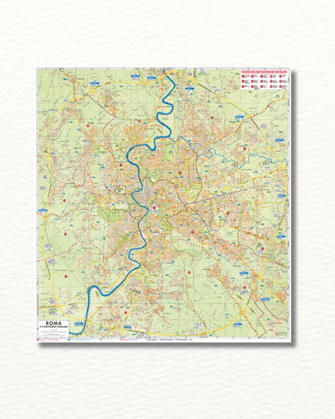 Roma Raccordo Anulare Plastificata