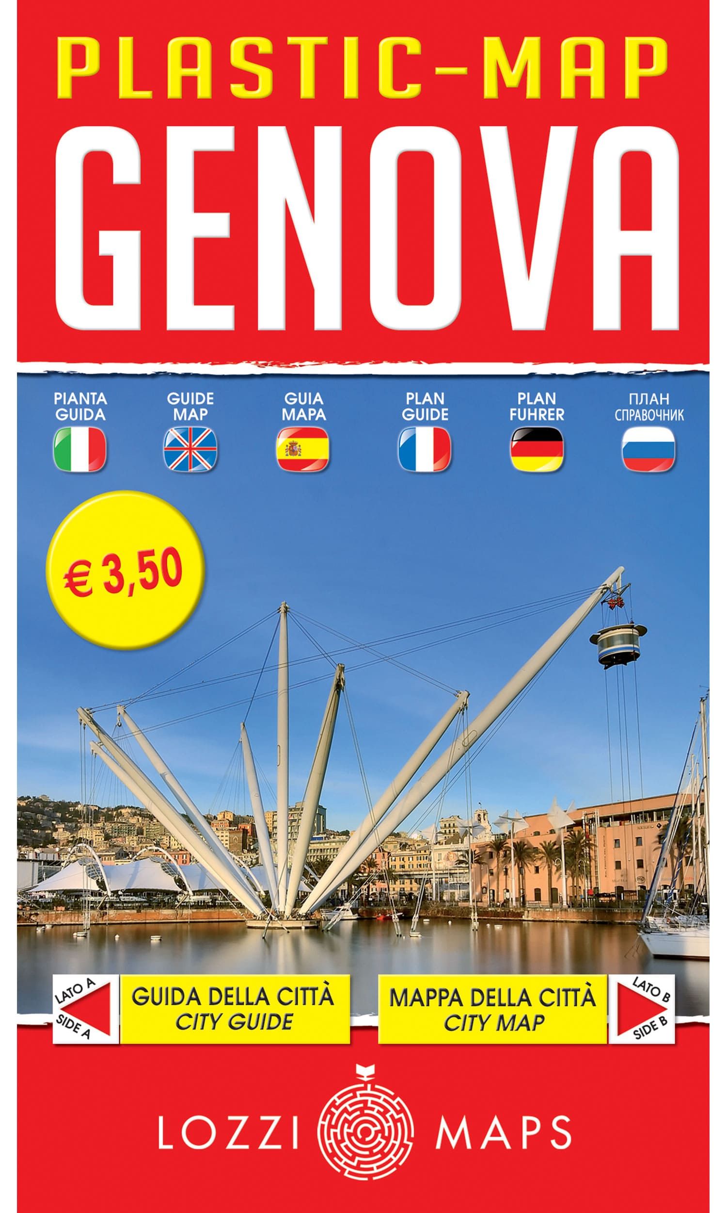 Genoa – Laminated Map