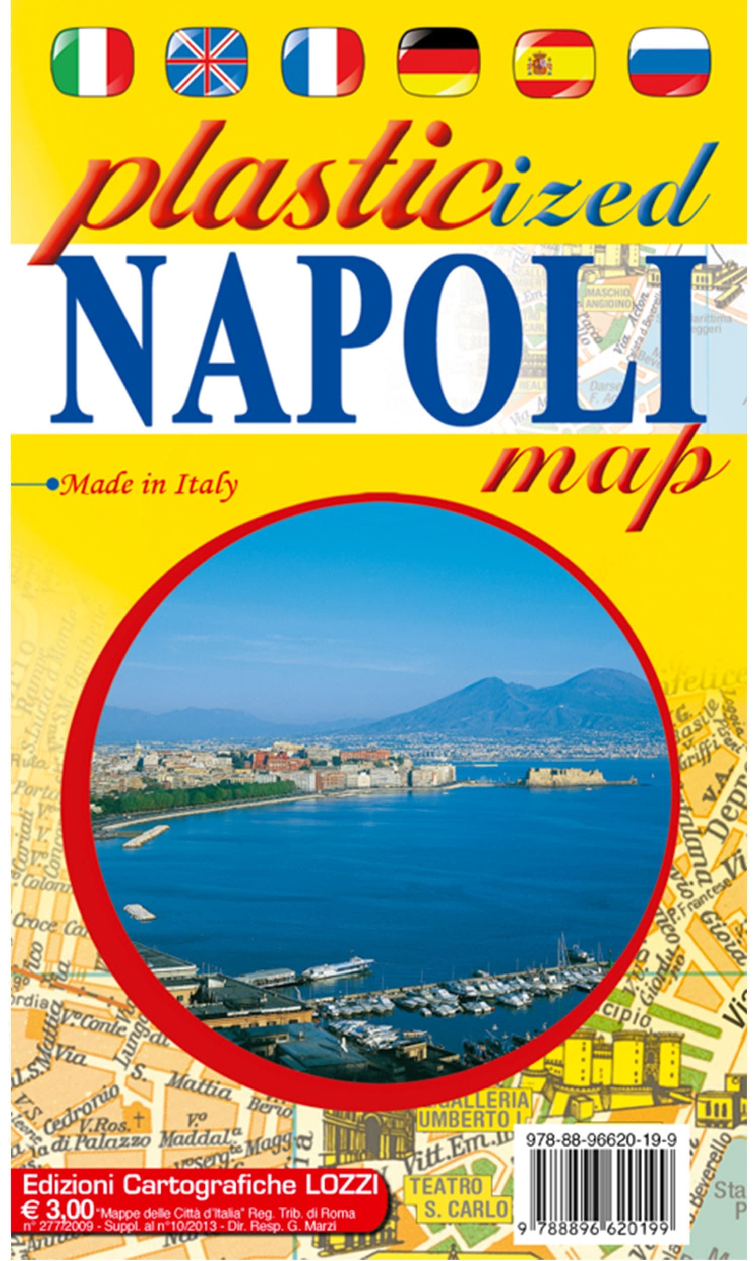 Naples – Laminated Map
