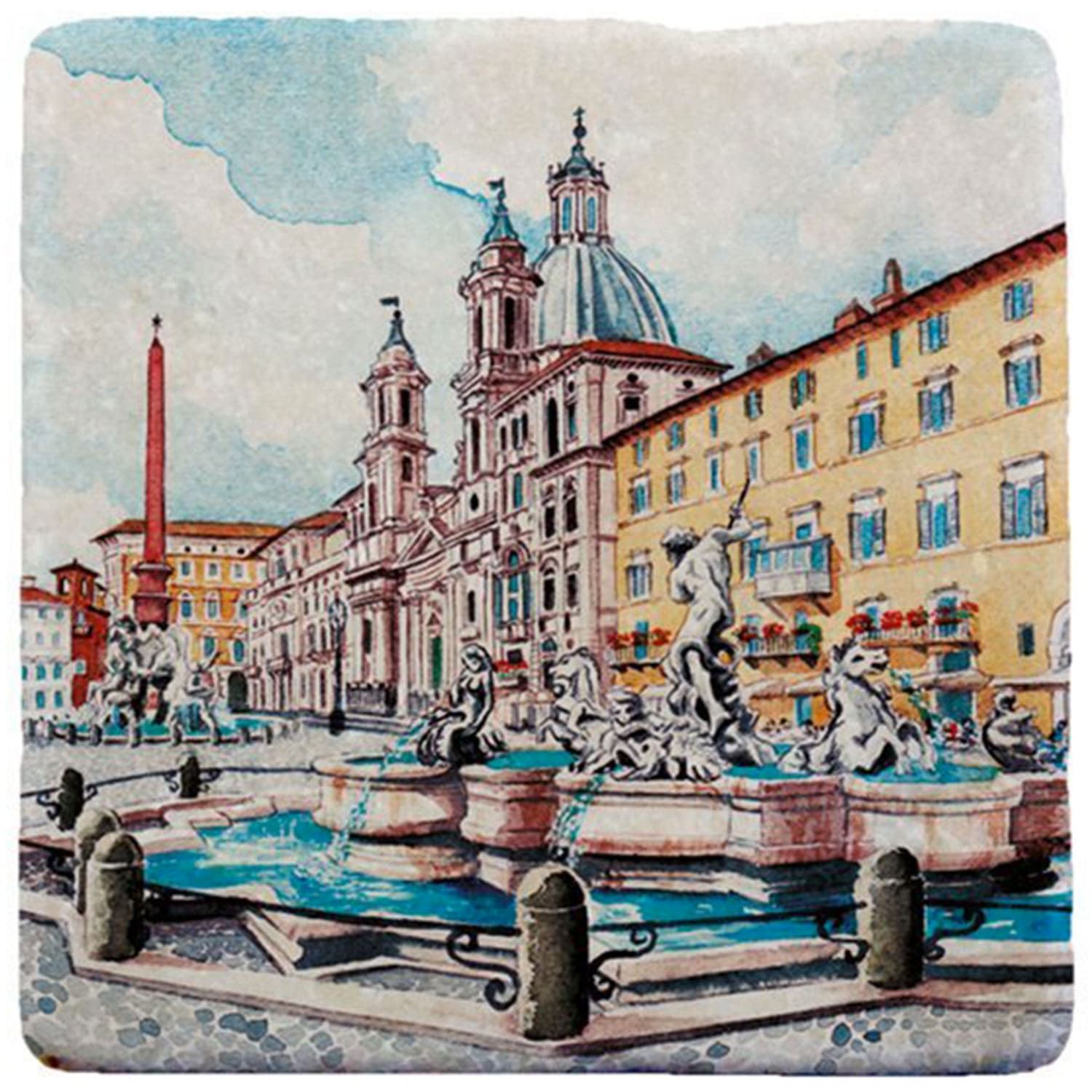 Marmo Piazza Navona Acquerello (cod.04AQ)