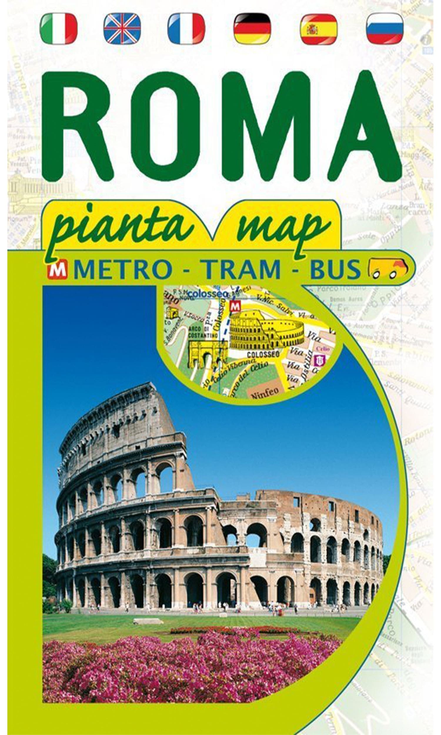 Map of Rome – Colosseum
