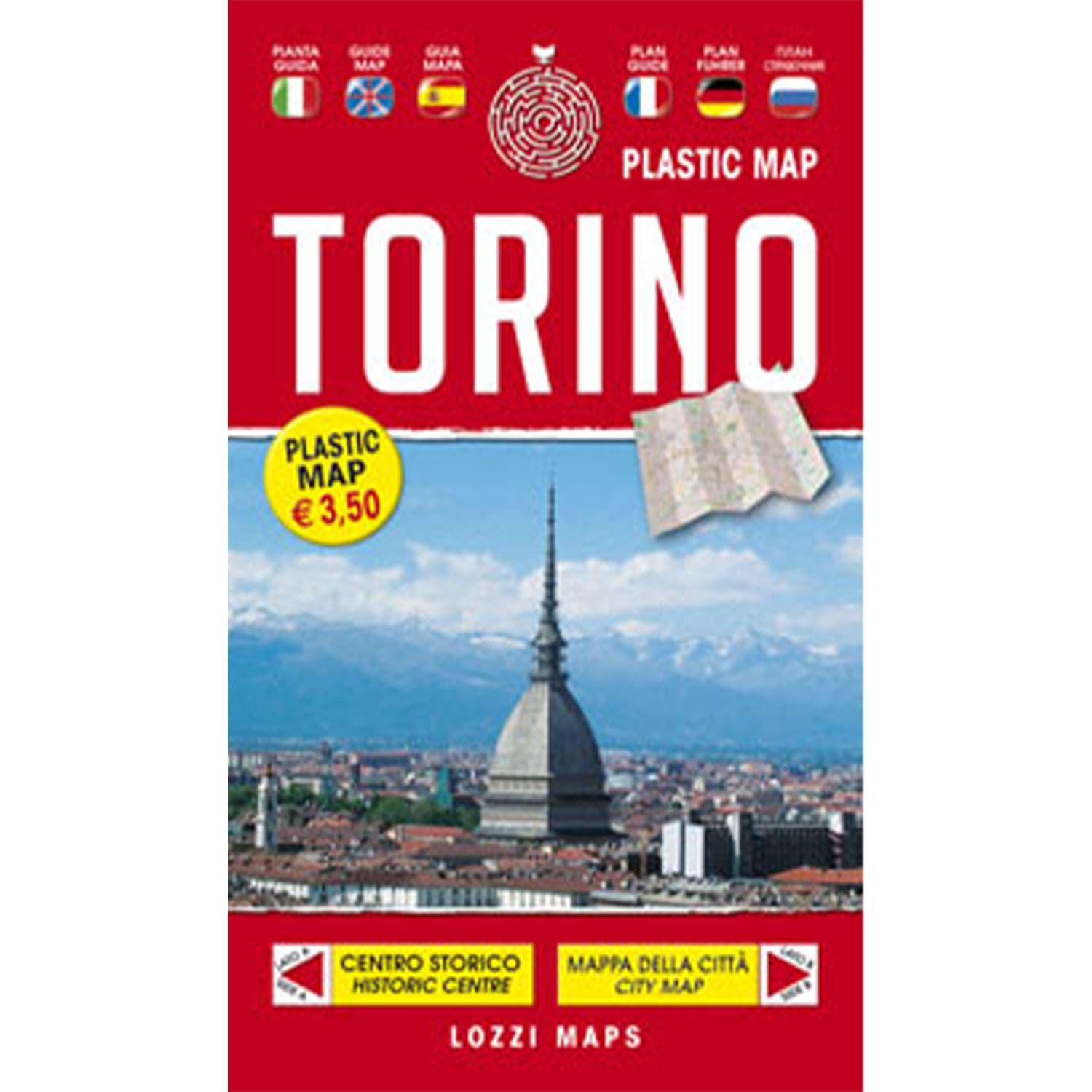 Turin – Laminated Map