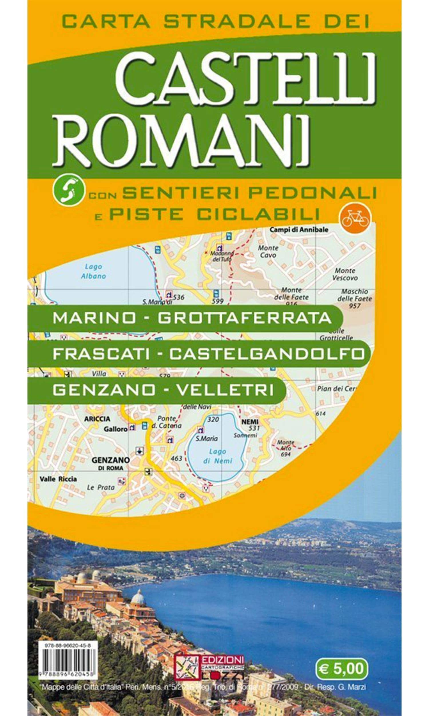 Road map of Castelli Romani