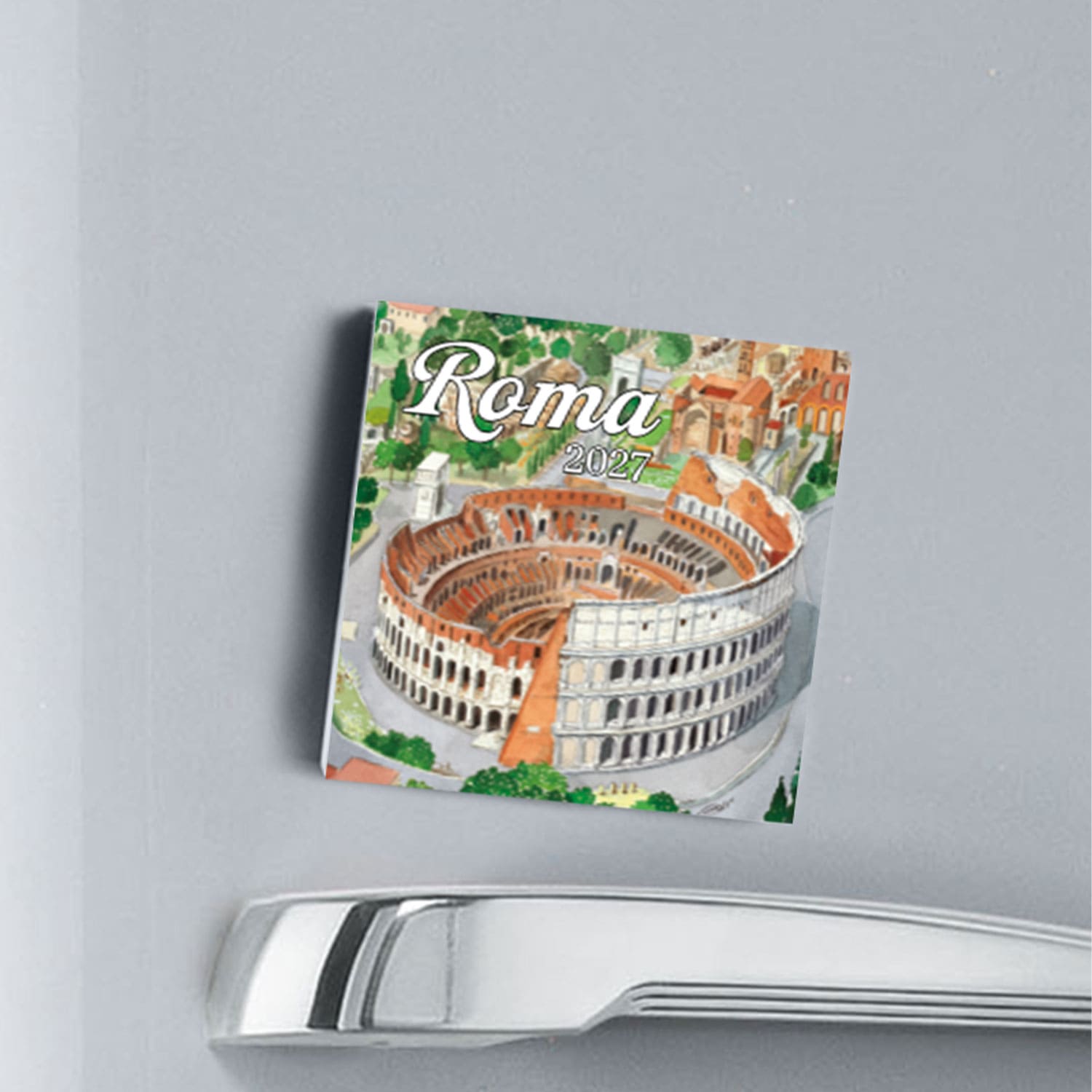 Calendario magnetico Roma acquerello – Colosseo