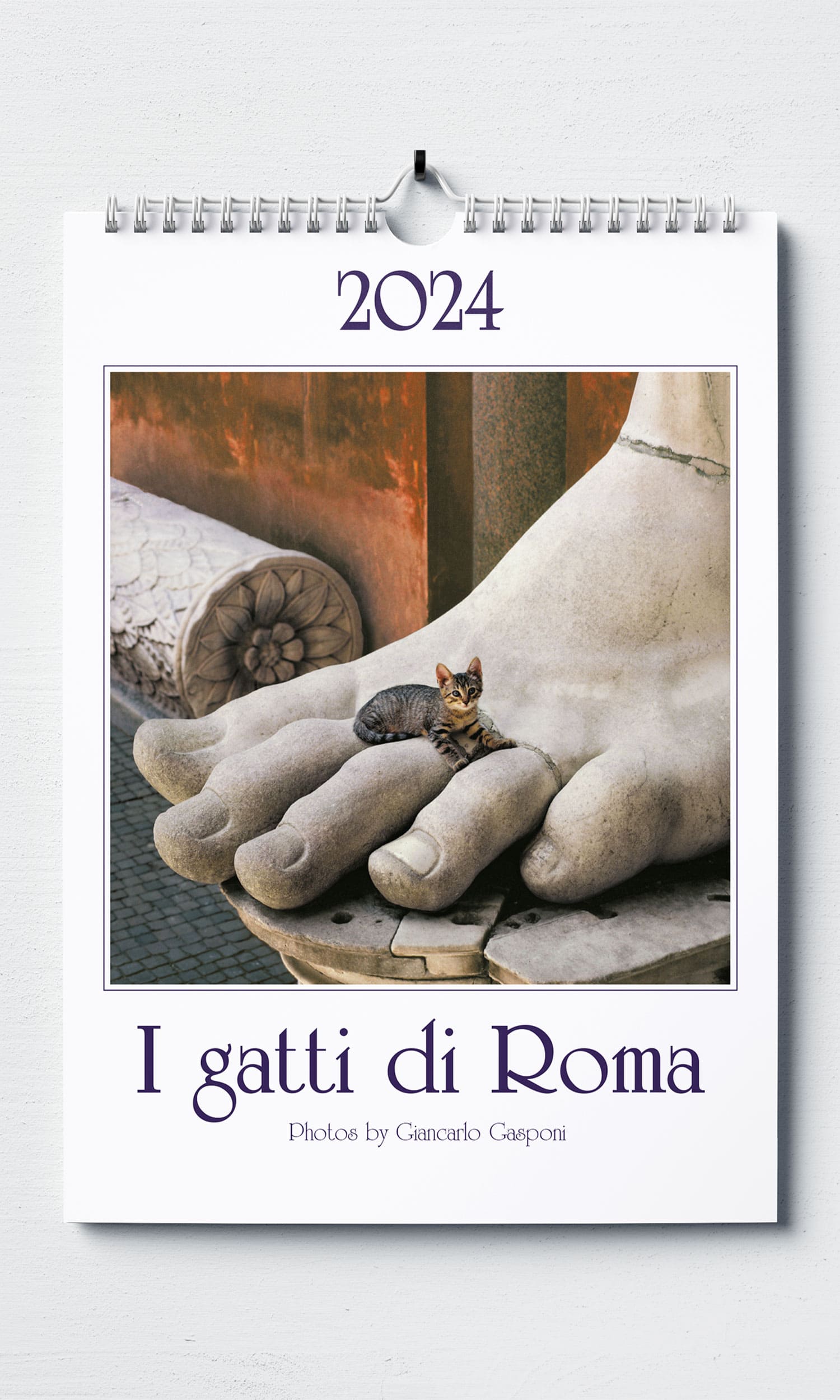 Calendario medio Gasponi - Gatti di Roma ISBN 9791280949455 - Gruppo Lozzi  Editori