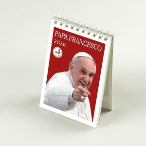 Calendario mini Papa Francesco (indice) con logo Giubileo