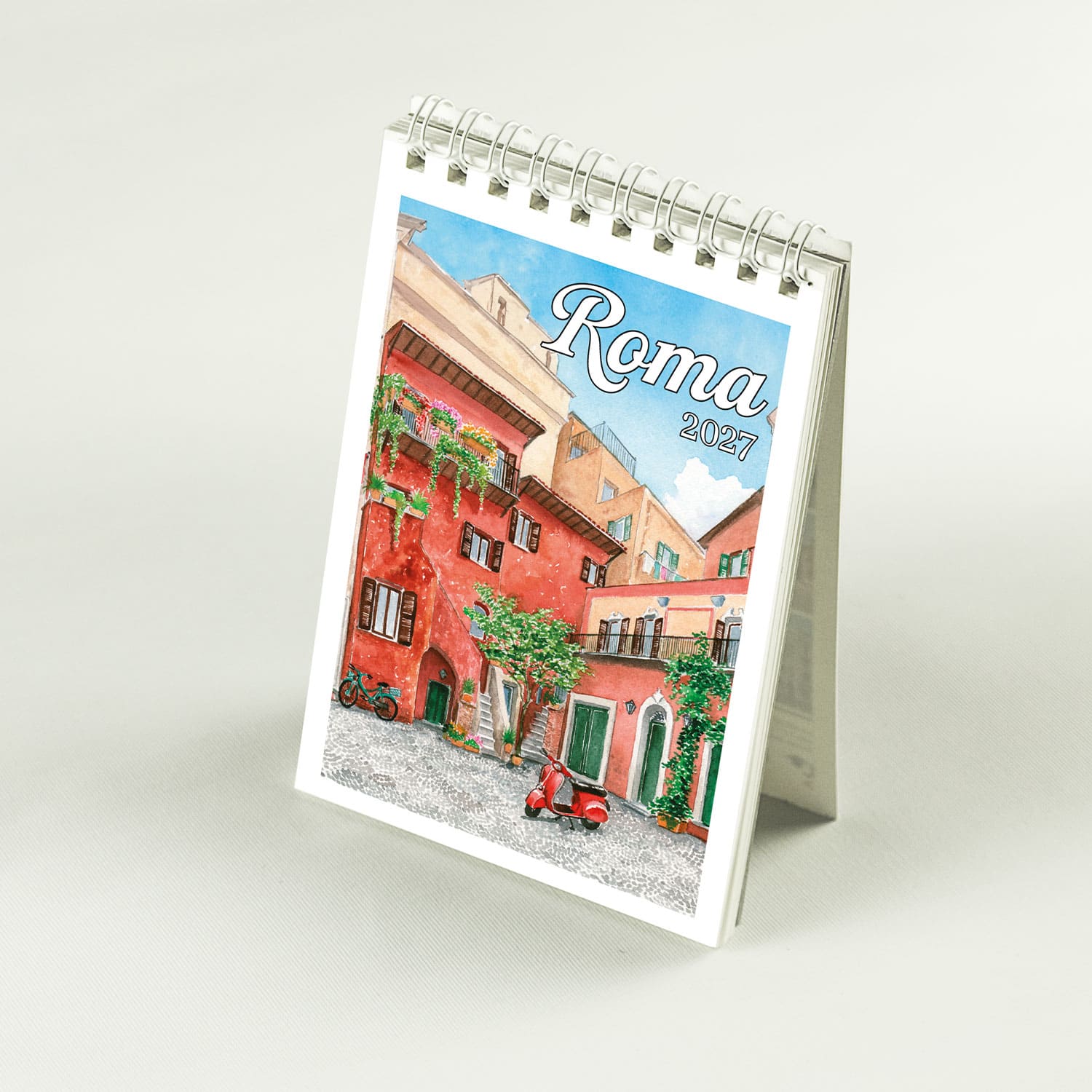 Calendario mini Roma acquerello – Arco degli Acetari