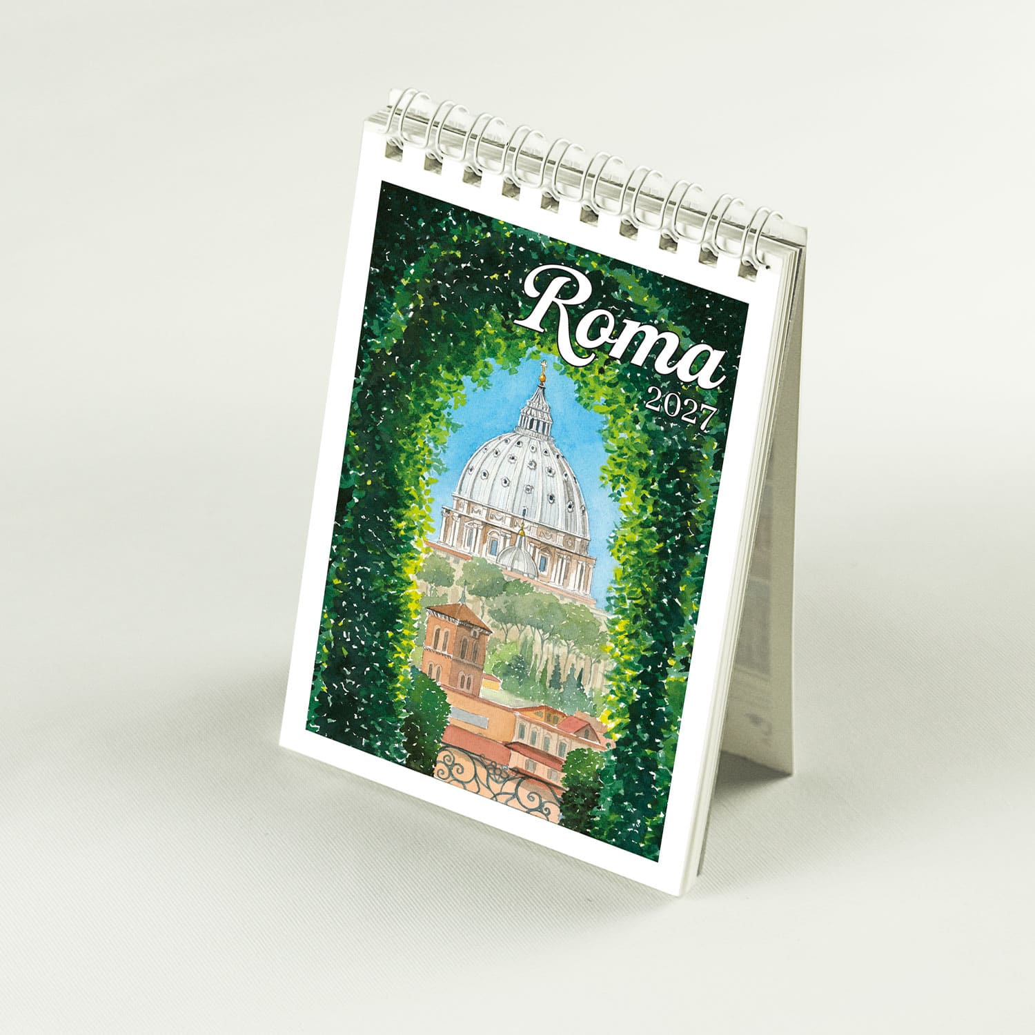 Calendario mini Roma acquerello – San Pietro