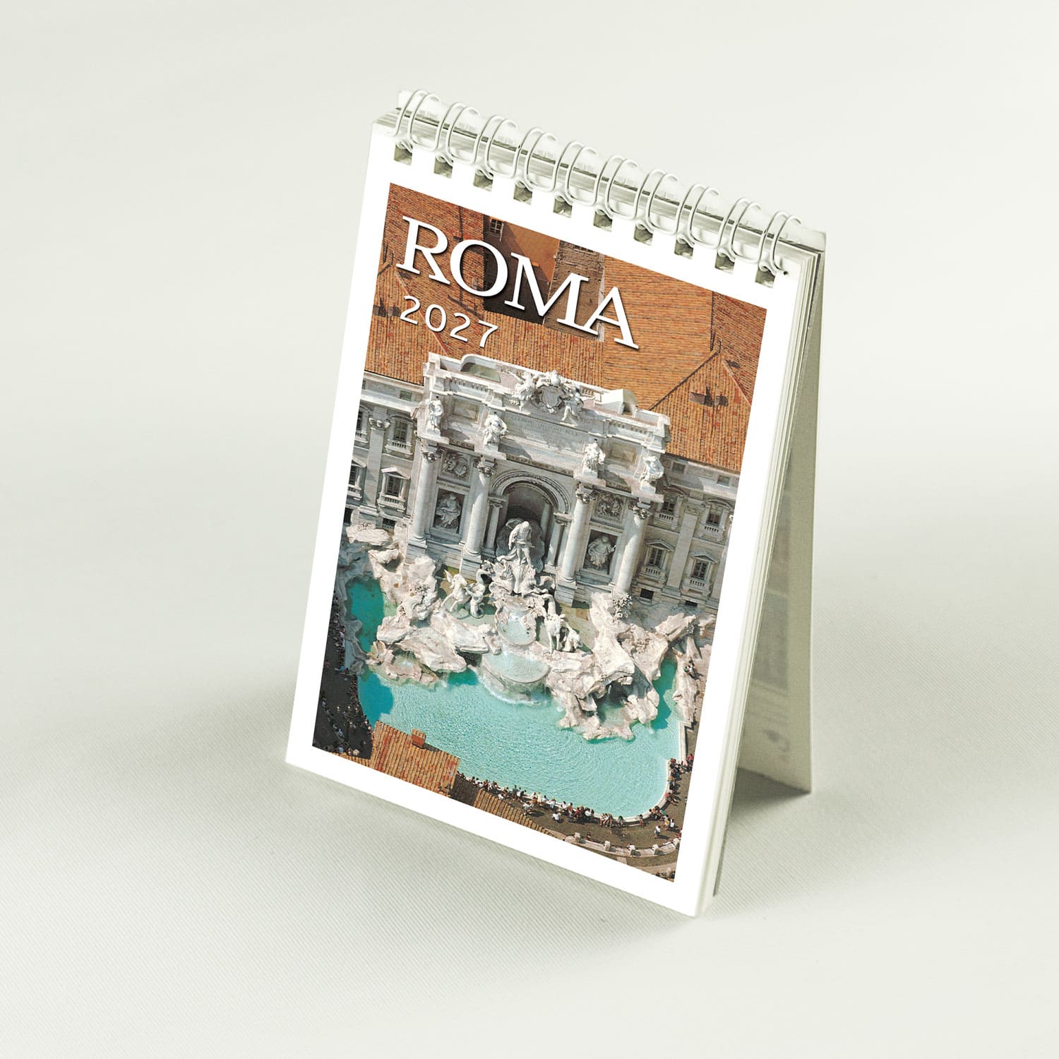 Calendario mini Roma acquerello – Fontana di Trevi