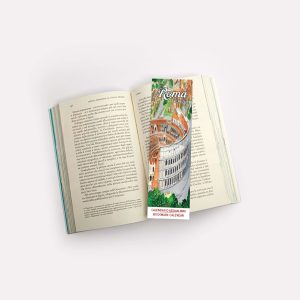 Calendario segnalibro Roma acquerello - Colosseo