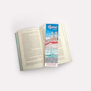 Calendario segnalibro Roma acquerello - Piazza di Spagna