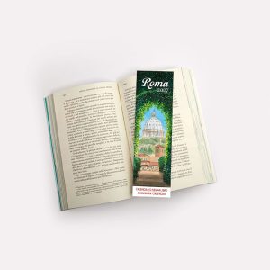 Calendario segnalibro Roma acquerello - San Pietro