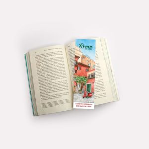 Calendario segnalibro Roma acquerello - Arco degli Acetari