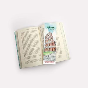 Calendario segnalibro Roma acquerello - Colosseo