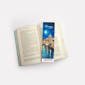 Calendario segnalibro Roma acquerello - San Pietro