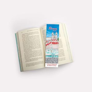 Calendario segnalibro Roma acquerello - Piazza di Spagna