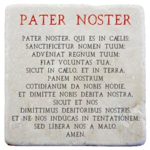 Marmo Pater Noster (cod.11A1)