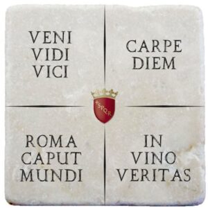 Marmo Quattro Frasi Latine (cod.27S) - 2x2